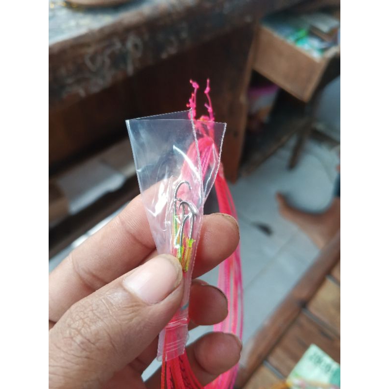 Urek Belut Sawah 1 Meter Anti Karat - Alat Pancing Belut Benang Lilit 3 Kuat dan Tajam