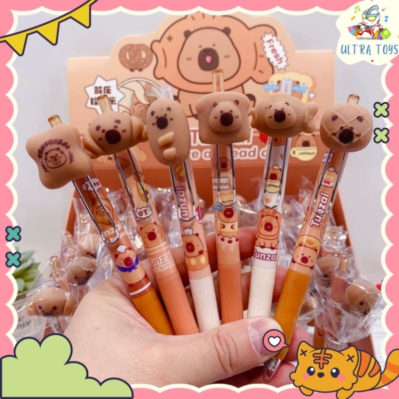 

[ULTRATOYS] PULPEN SQUISI CAPYBARA BREAD GEMOY