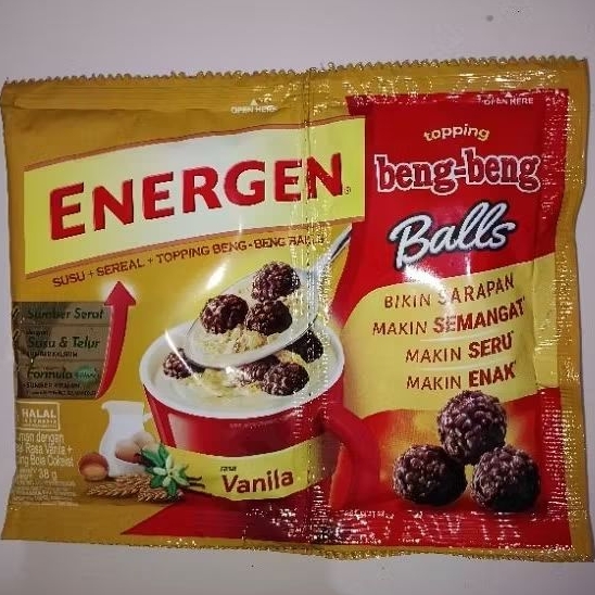 

ENERGEN Sereal susu sachet 5x32gr semua Rasa