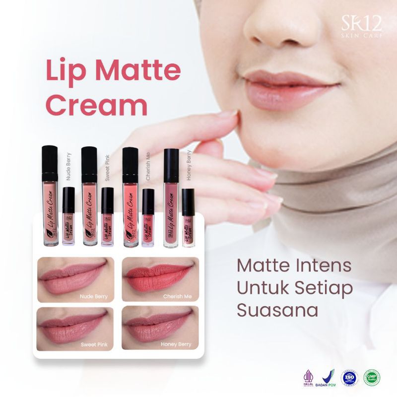 LIP CREAM SR12-LIP MATTE SR12-LIPSTIK