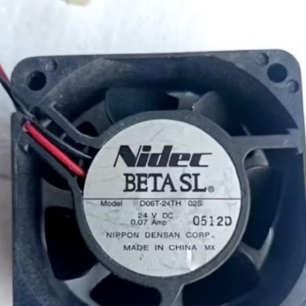 NIDEC fan dc 24V DC 0.07A 6CM ball bearing fan dc 24V