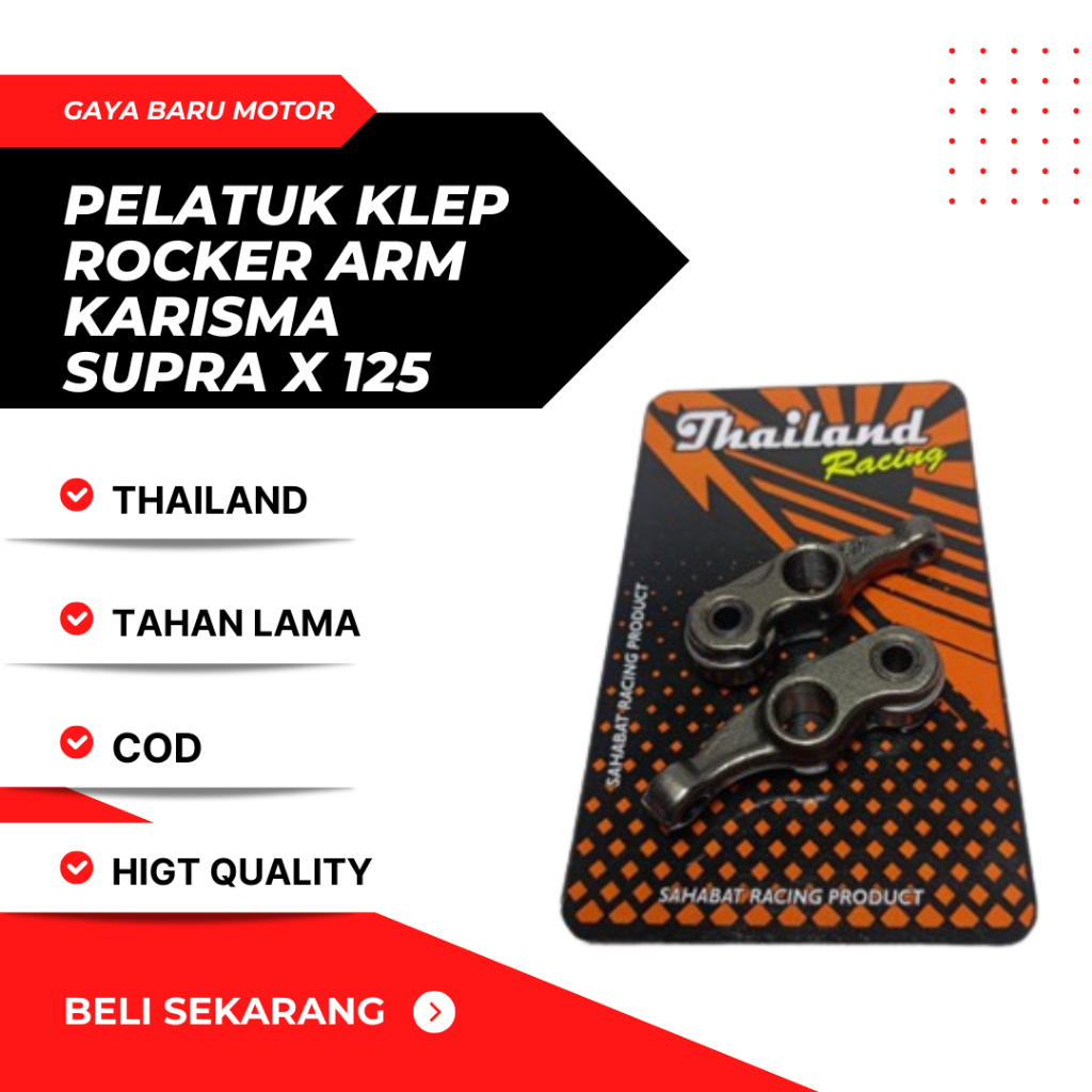 THAILAND ROCKER ARM PELATUK KLEP KARISMA SUPRA X 125 + BAUT