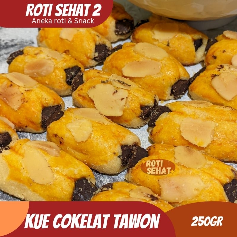 

KUE KERING COKELAT ALMOND BENTUK TAWON kemasan 250gr.