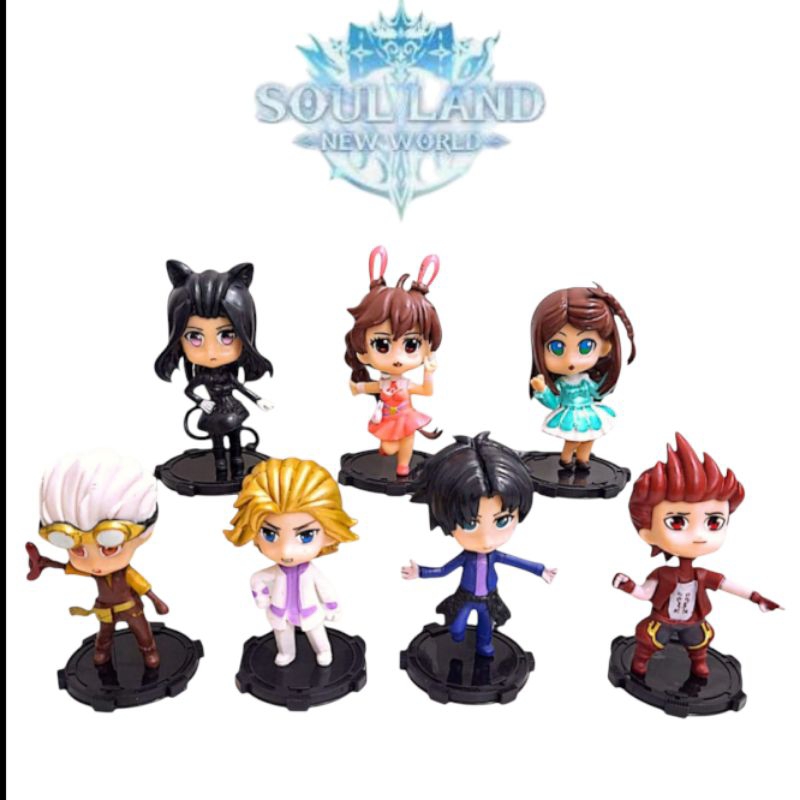 Action Figure Anime Soul Land TangSan XiaoWu DaiMuBai ZhuzuQing Oscar MaHongJun NingRongRong size Me