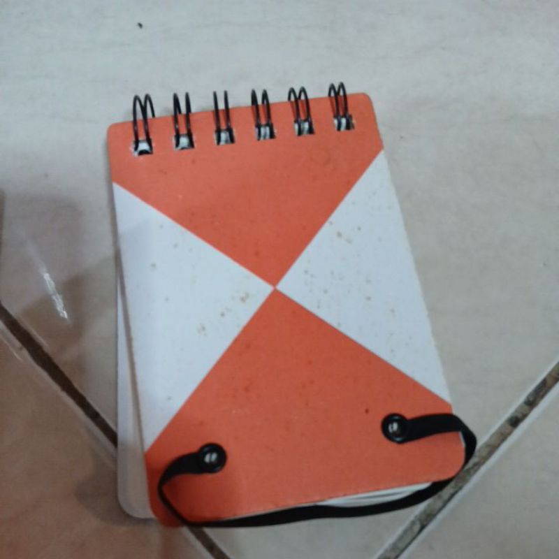 

Ikea pocket notes with rubber memo pad polos memo saku dg karet ikat ex display