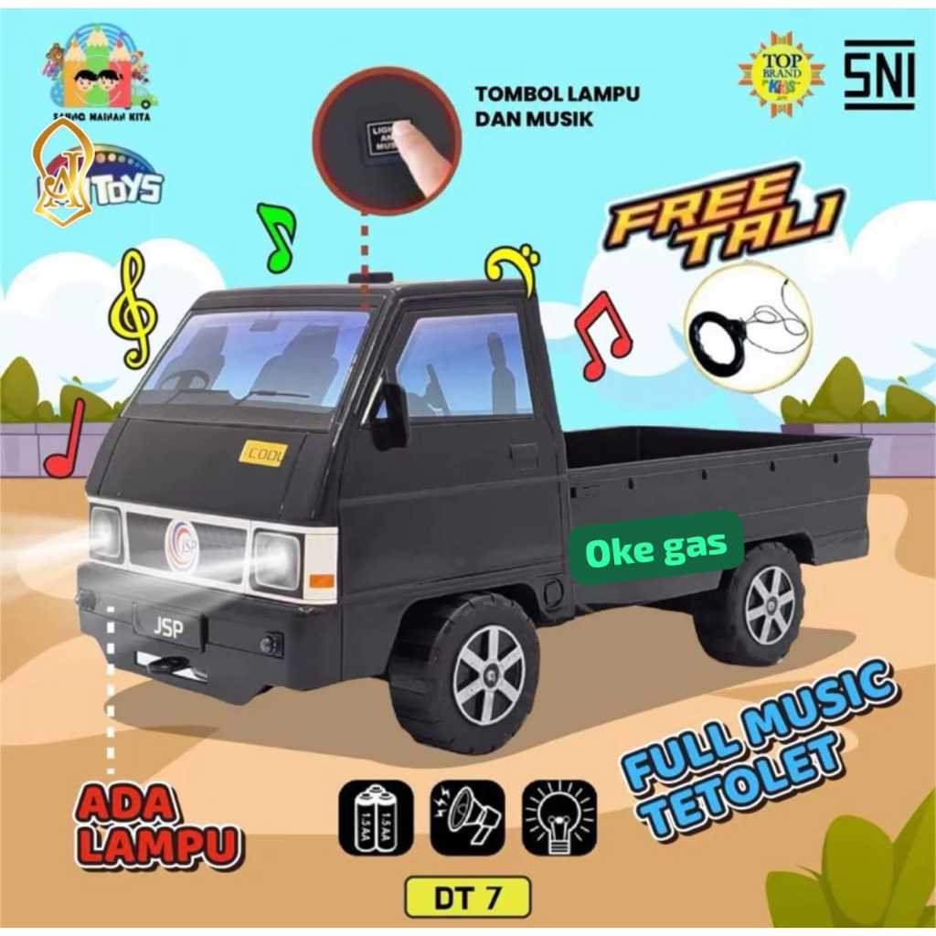 MINIATUR MOBIL PICK UP  L 300 MUSIK DAN LAMPU