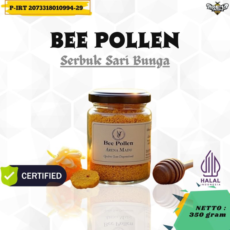 

Bee Pollen-Serbuk Sari Bunga-Alami dari Lebah-Arena Madu