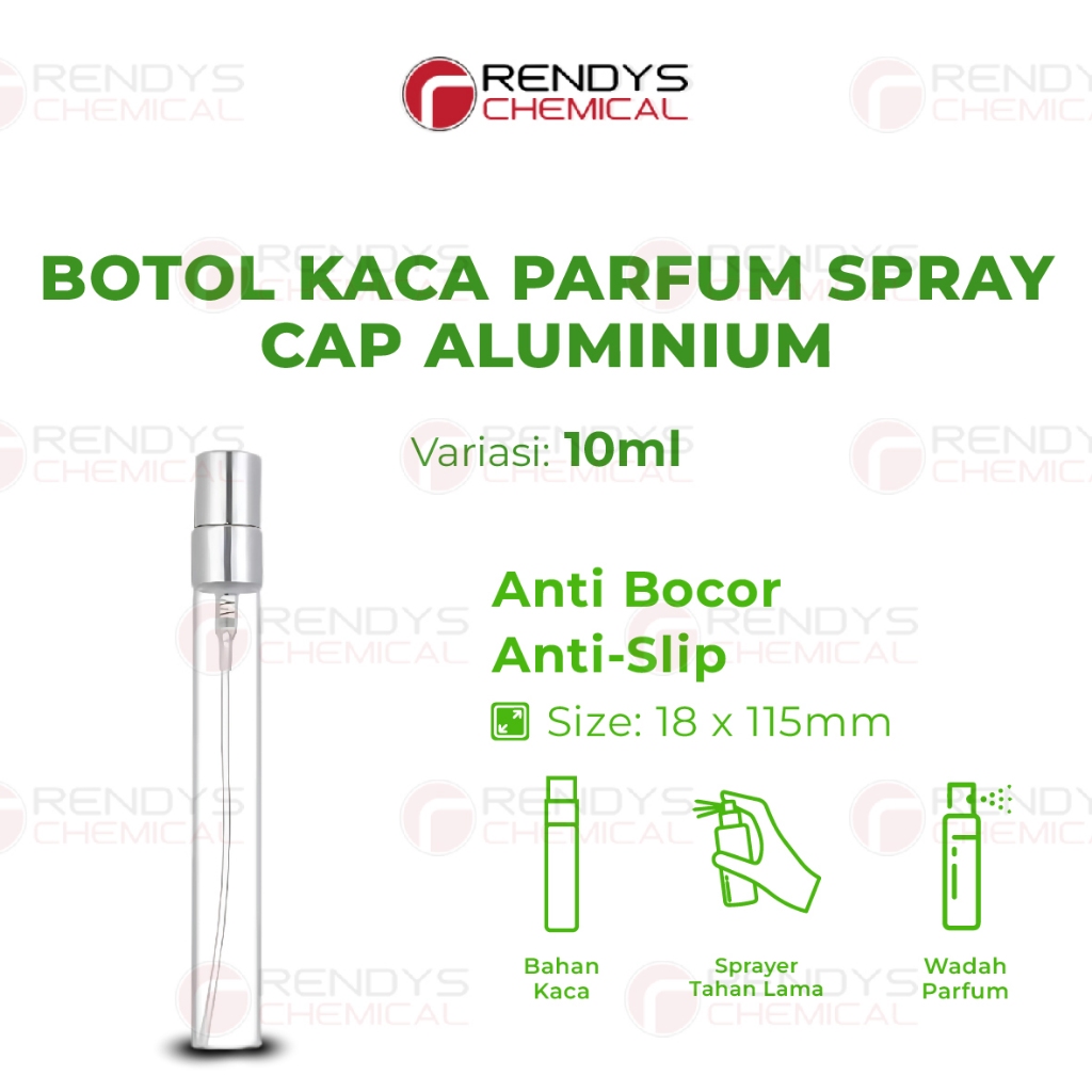 Botol Kaca Parfum Spray 10ml / Perfume Dispenser & Botol Refill Eau de Parfum  10 ml / Botol Parfum 