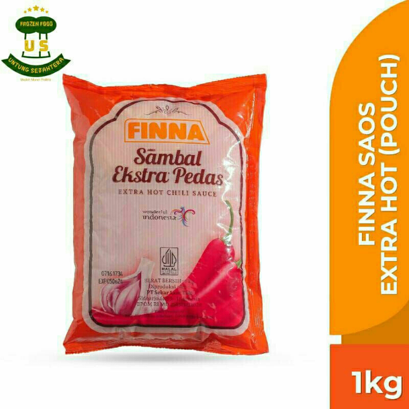 

1kg Finna Saos sambal ekstra pedas murah meriah