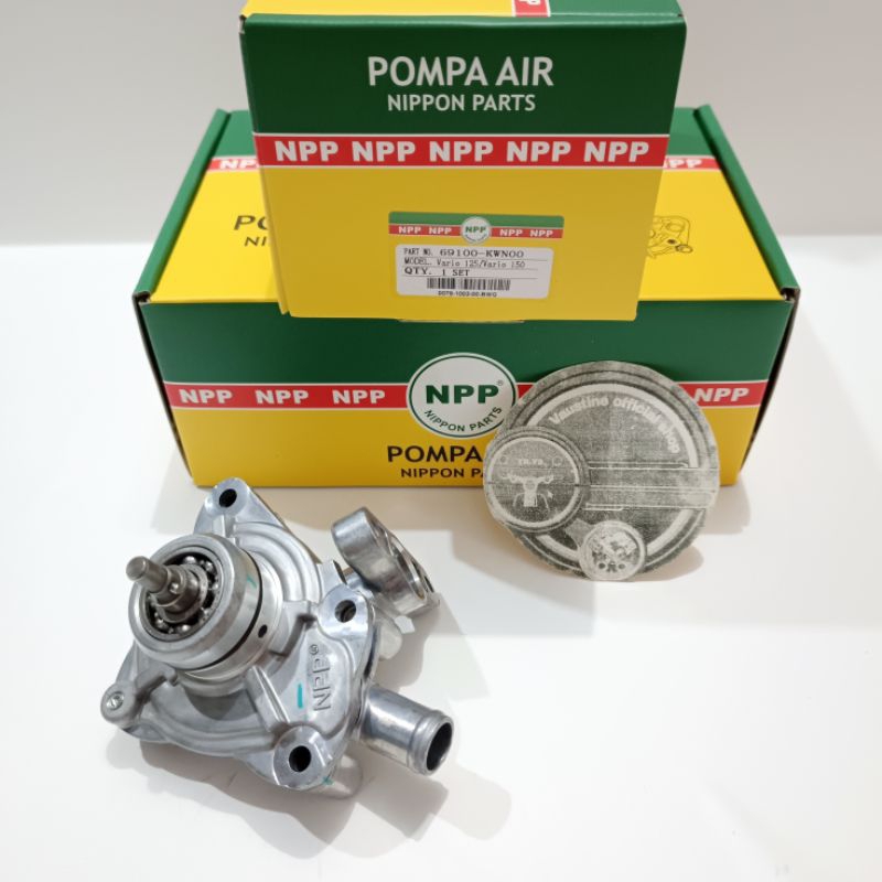 Water Pump Assy Pompa Air Radiator Vario 125/Vario 150 KWN Ori Npp
