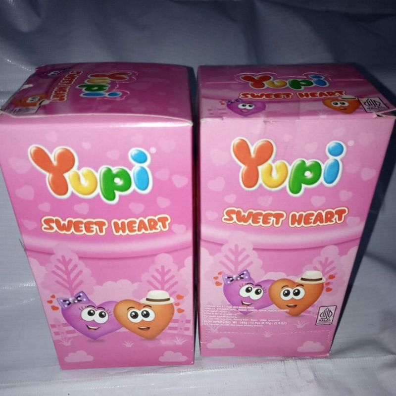 

Yupi Sweet Heart Box Isi 12 pcs 144gr