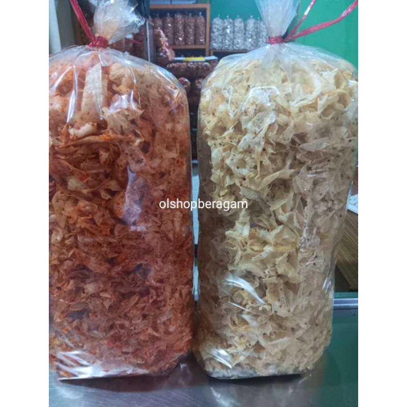 

keripik kriwil extra pedas dan ori gurih ketumbar 250g