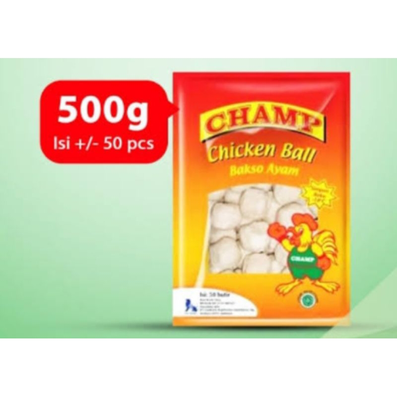 

bakso ayam Champ 500gr / bakso ayam / pentol