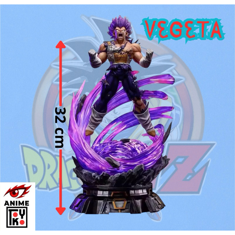 Action Figure Dragonball z Vegeta Ultra Ego 2 head led usb