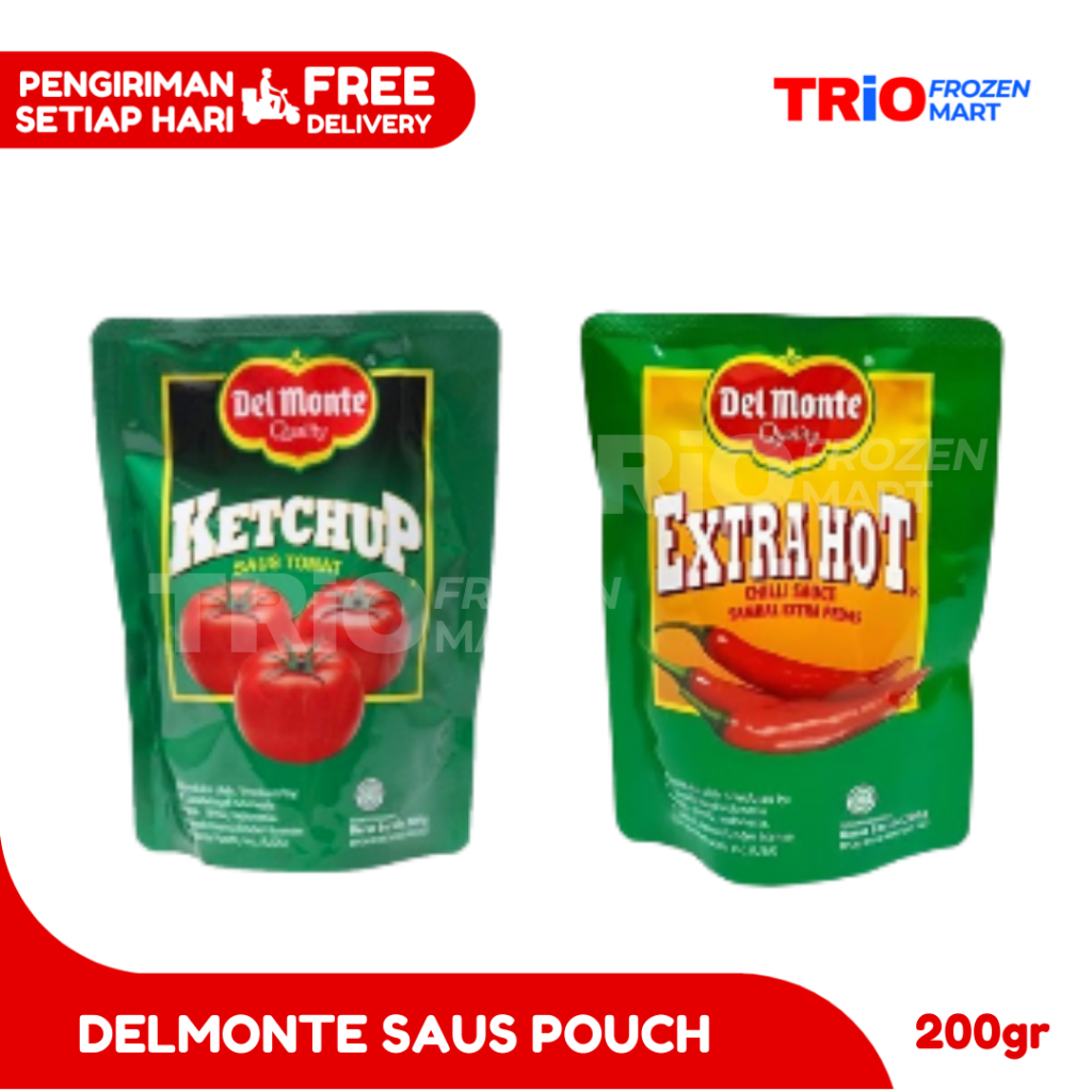 

Delmonte Saus Tomat & Saus Sambal Extra Hot Pouch 200ml