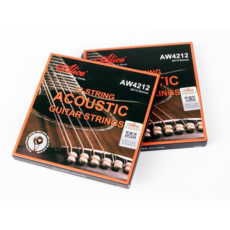 Senar String Gitar Guitar Akustik Acoustic Alice AW4212 12 String