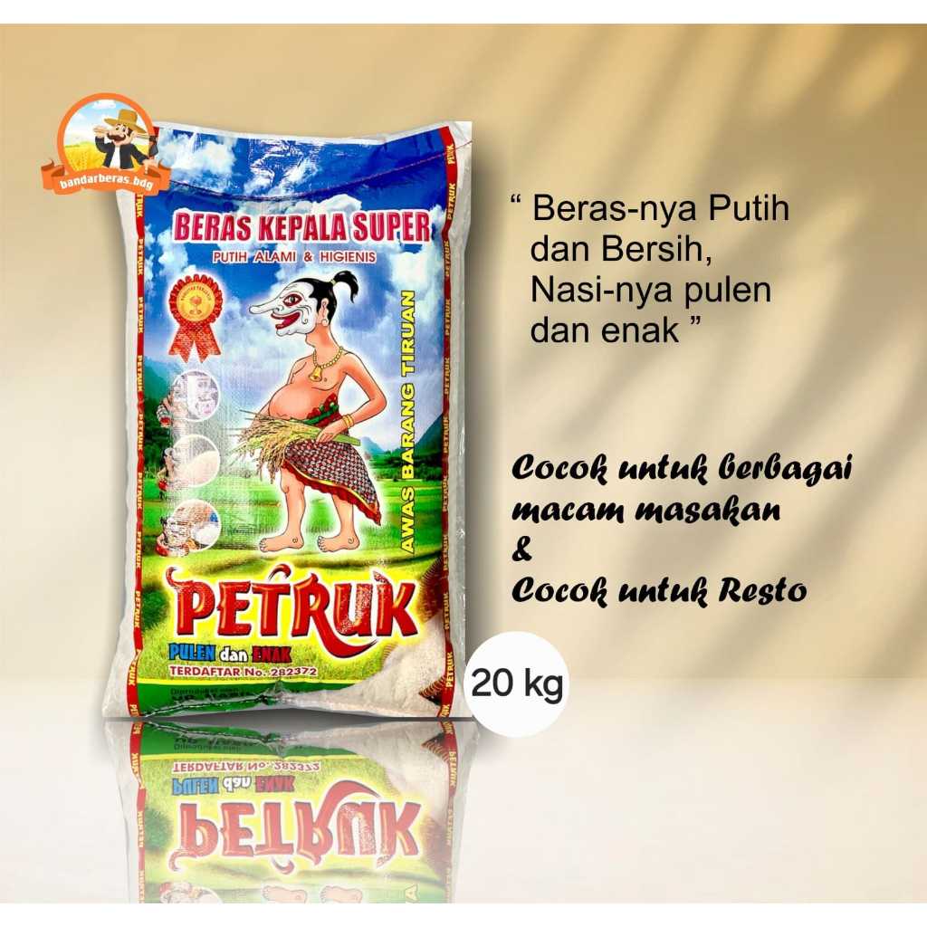 

Beras Kepala Super Cap Petruk 20 Kg
