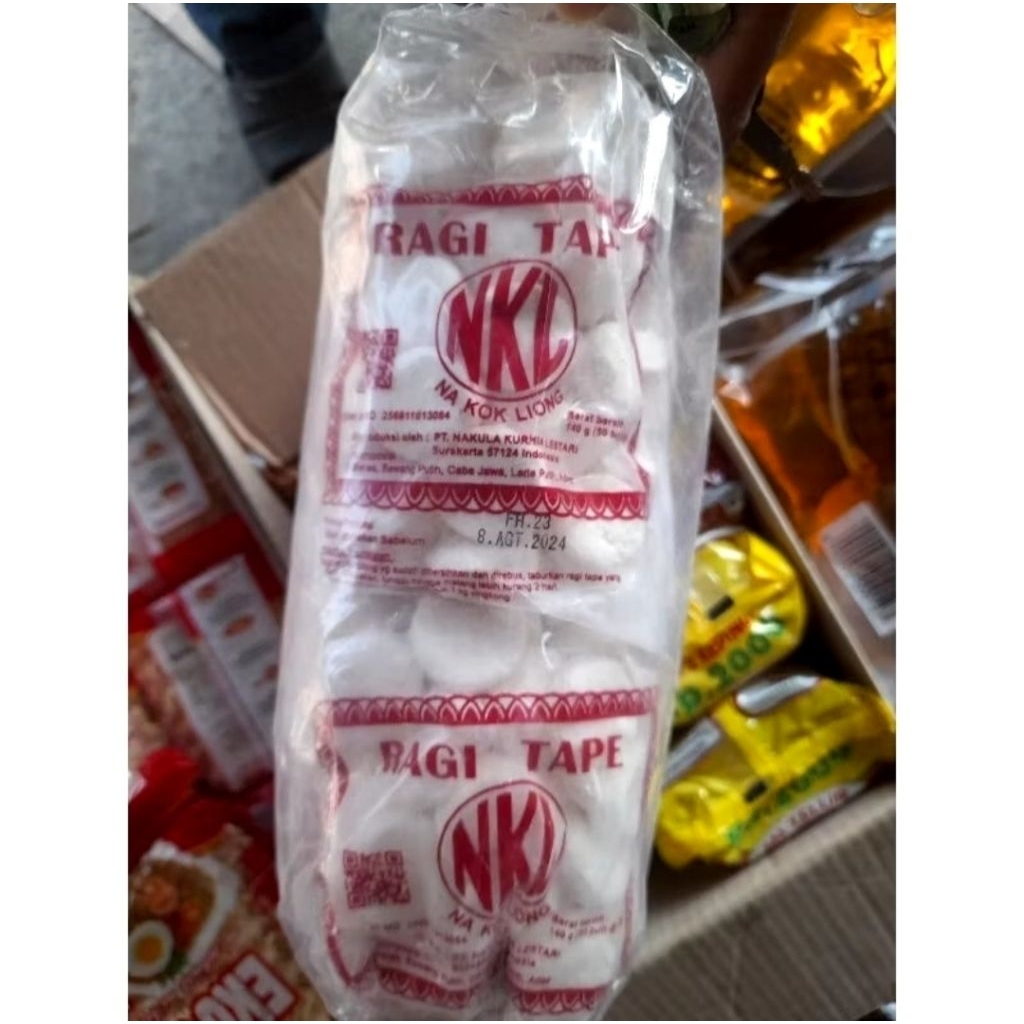 

50 BUTIR RAGI TAPE NKL ORIGINAL/RAGI TAPE 100% ASLI CAP NKL