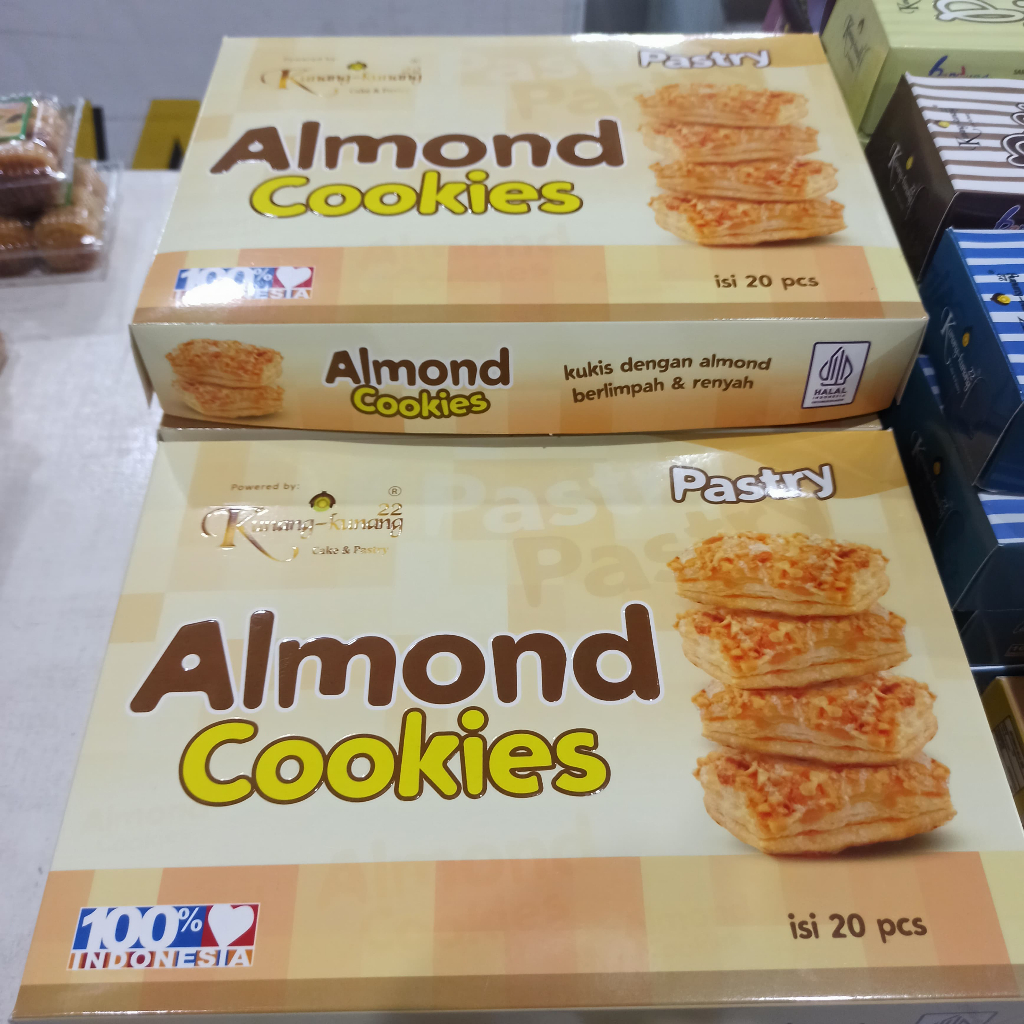 

Almond Pastry Cookies By Kunang-kunang 22 (isi 20 pcs)