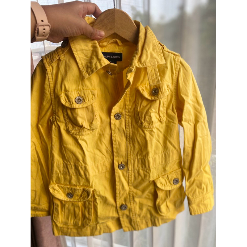 atasan anak perempuan kuning Ralph lauren . jaket anak perempuan keren ralph lauren. atasan anak ker