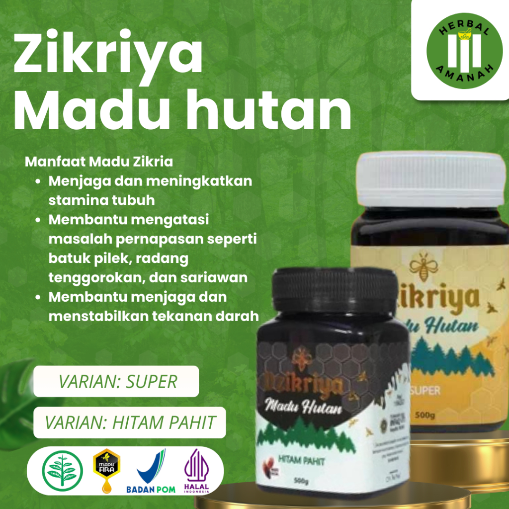 

Madu Dzikriya ORIGINAL Asli 100% Herbal Pahit dan Herbal Super Manis / Madu Dzikriya Original Asli Dzikriya Bisa COD