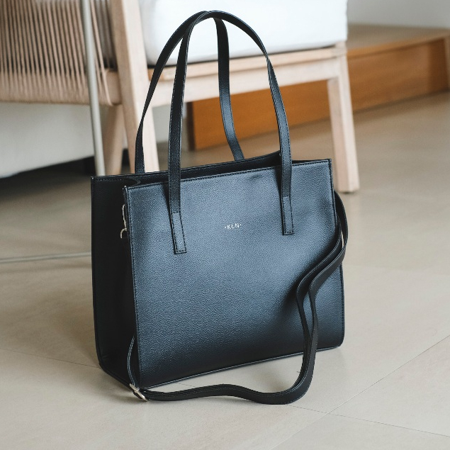 KALANI BAGS Tas Bahu Ellen Tote Bag Series PU Leather tekstur kulit jeruk, Medium Size Premium Look