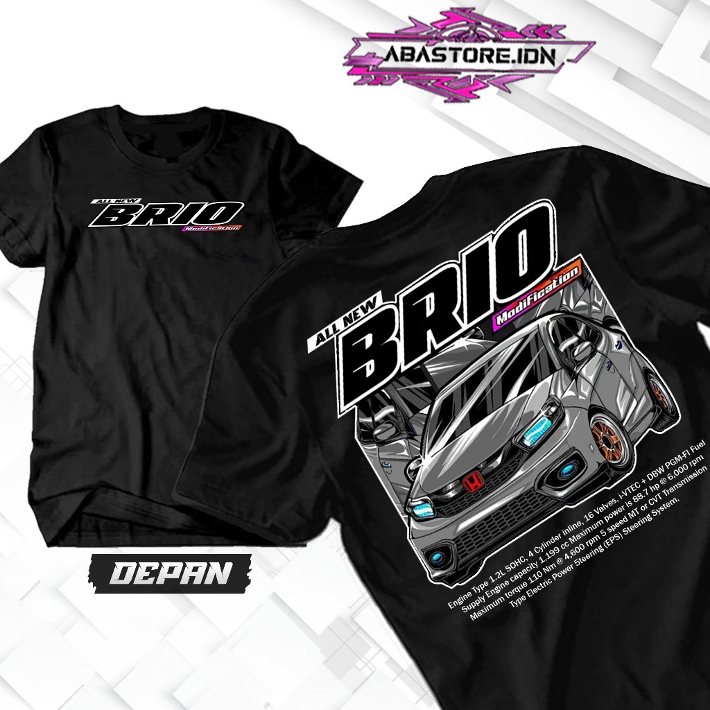 ABASTORE.IDN-KAOS AL NEW BRIO-KAOS NEW FASHION-KAOS MOBIL BRIO-KAOS KEREN DARI ABASTORE.IDN