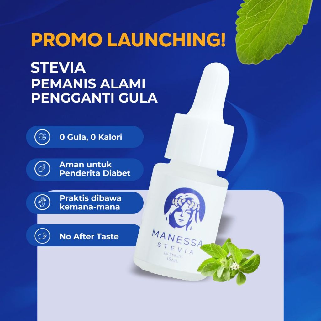 

Manessa Stevia | Pengganti gula | Pemanis alami 0 kalori | Aman untuk penderita diabetes