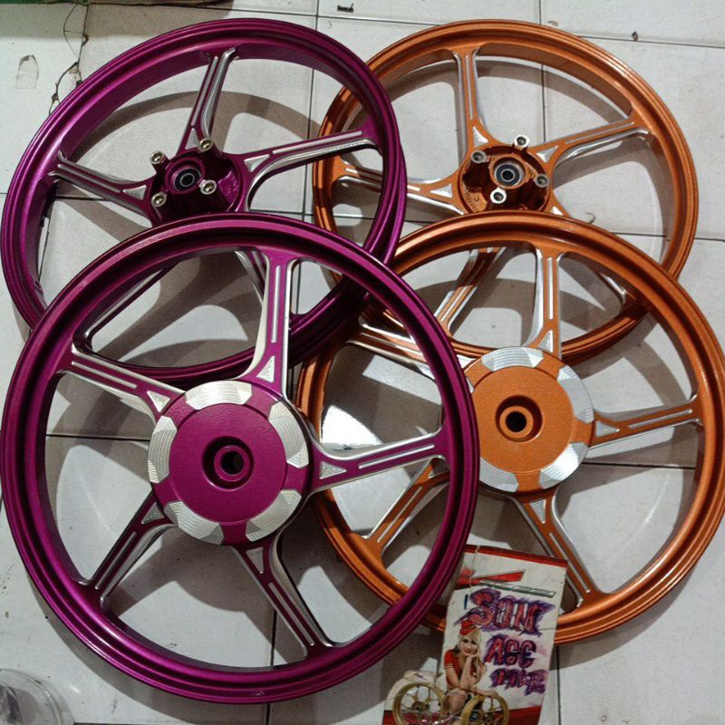 Velg racing Scopy  Ring 17,Beatf1,Deluxe,,Esp, street, Scopy, Vario 110/beat pop Ring 17 X140+160.