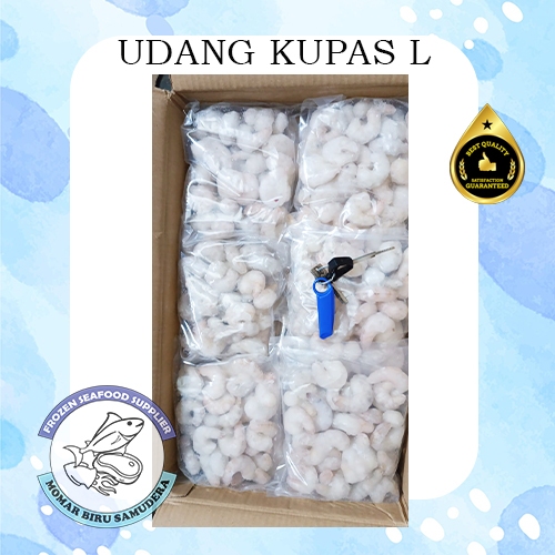 

UDANG KUPAS BERSIH IQF Frozen 1KG
