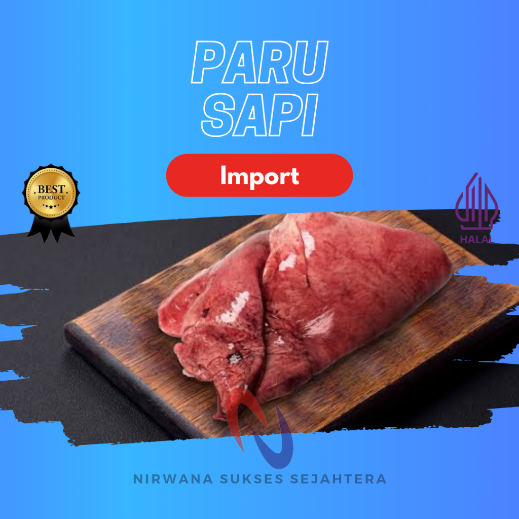 

PARU SAPI / BEEF LUNGS (IMPOR)
