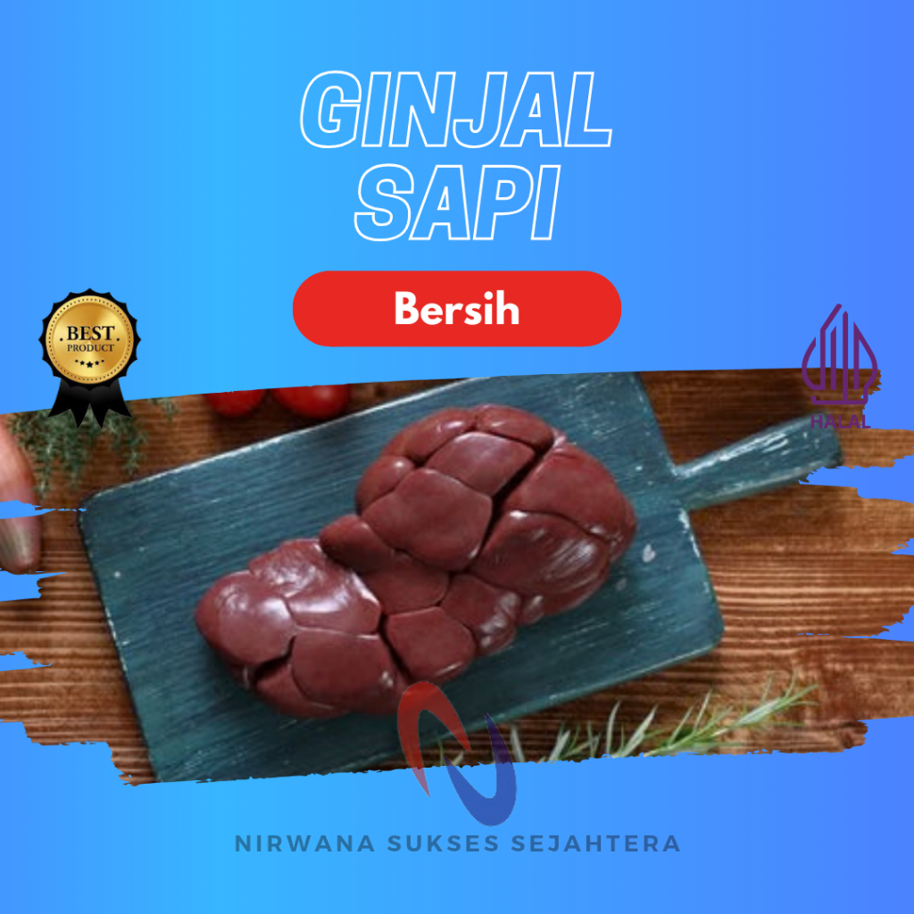 

GINJAL SAPI / BEEF KIDNEY (BERSIH)