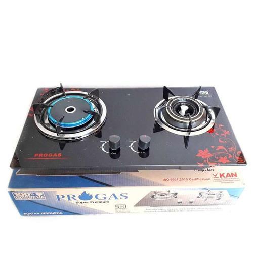 KOMPOR GAS TANAM 2TUNGKU KACA PROGAS