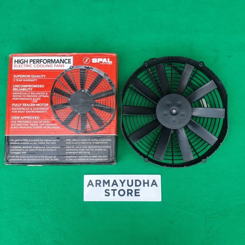 Kipas radiator elektrik fan SPAL Original made in Italy Moge 5 - 10 inchi