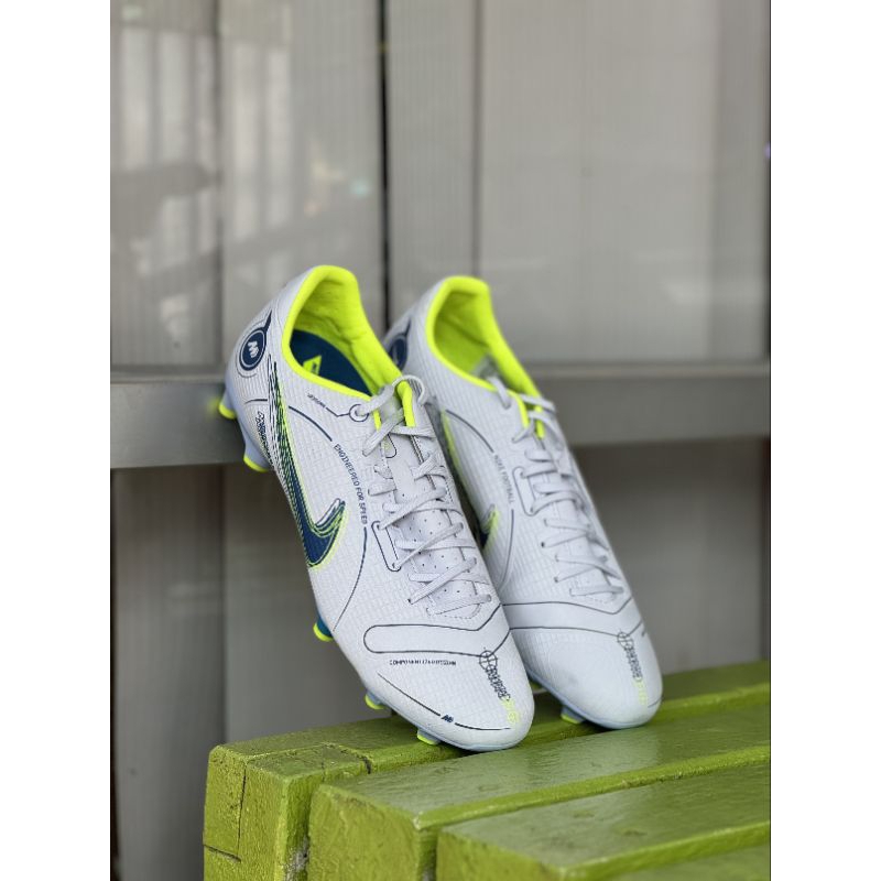 Nike Vapor 14 Academy FG Football Grey/ Blackened Blue - DJ2869 054