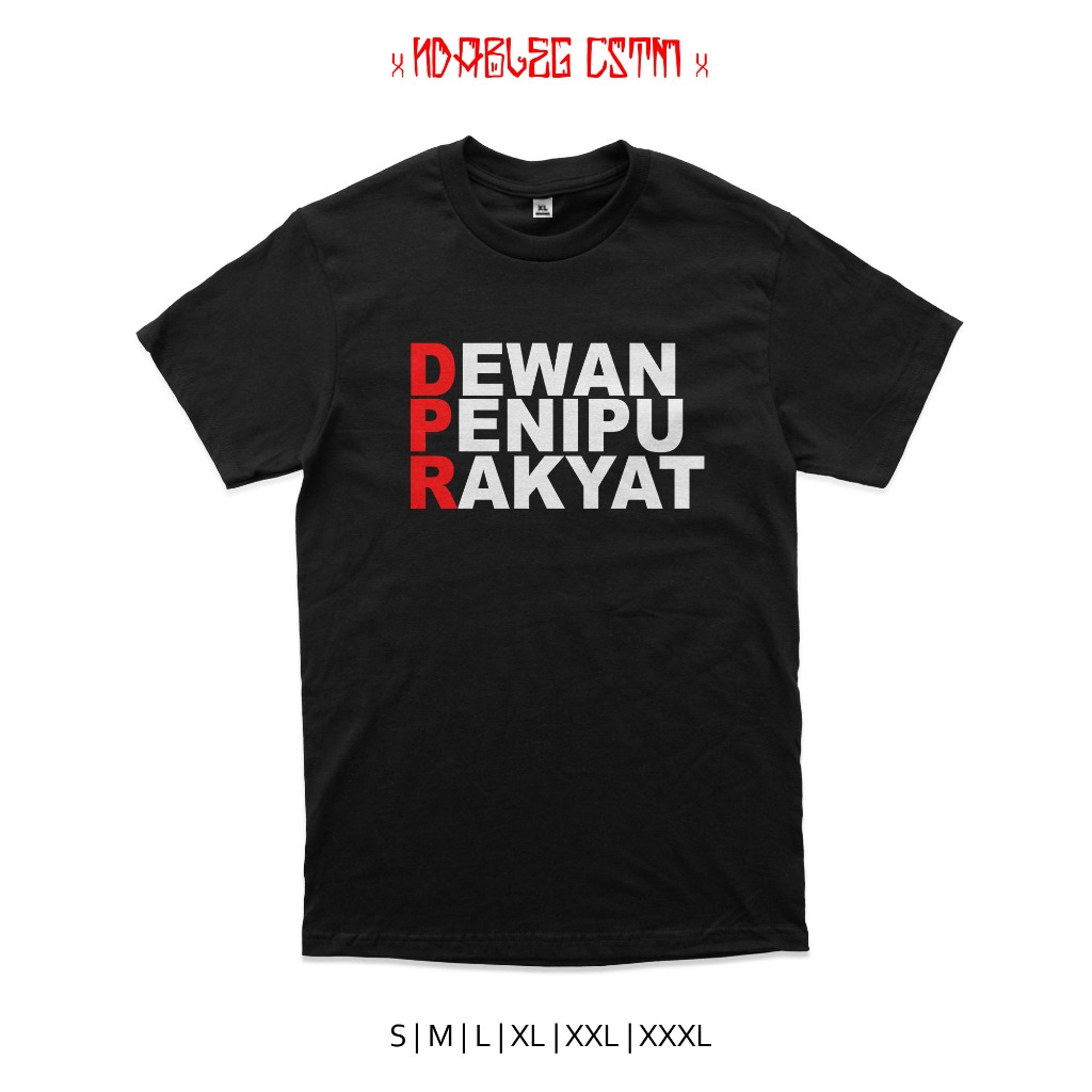 kaos aktivis dpr tshirt dpr combed 24s