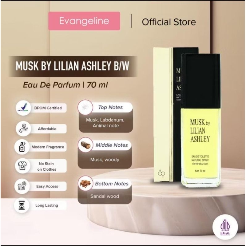 PARFUM MUSK BY LILIAN ASHLEY