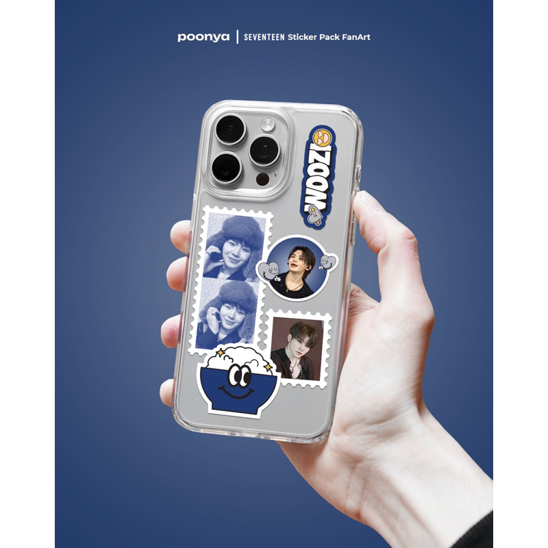 

Phone Sticker Pack Fan Art - WOOZI (SEVENTEEN)