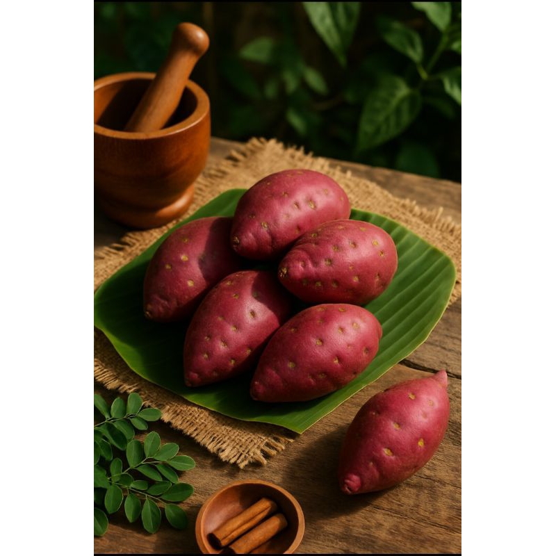 

ubi merah mentah 1 KG