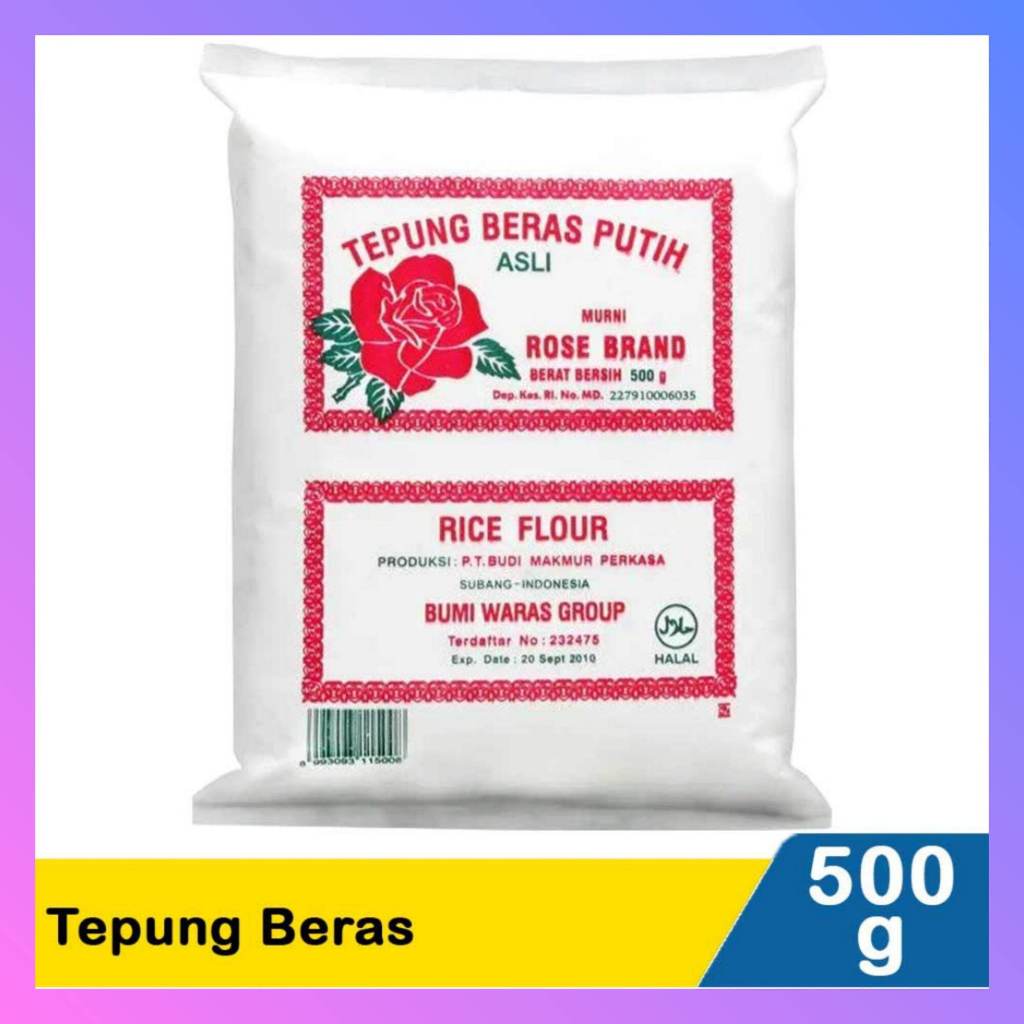 

Tepung Beras Putih Rose Brand 500g - Rice Flour Murni