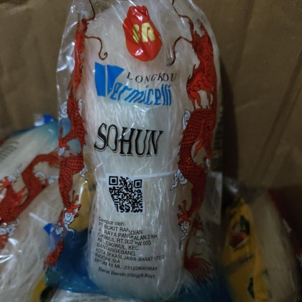 

Sohun Soun Cap Naga Vermicelli Longkou 250gr