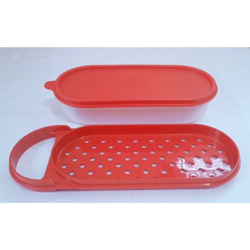 Tupperware Handy Grater (mm oval preloved, grater new)