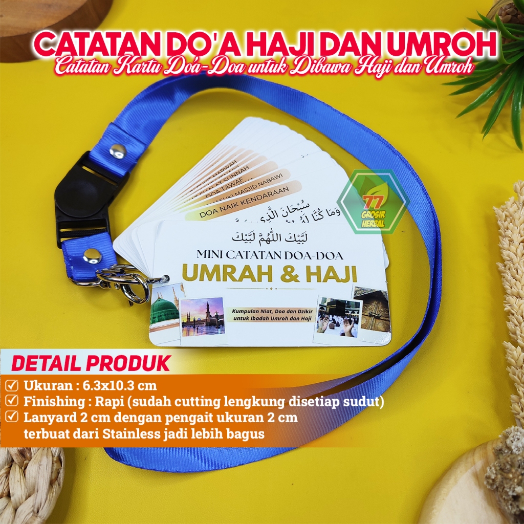 

Mini Nota Haji dan Umroh Ringkas / Catatan Doa untuk Dibawah Haji dan Umroh / Nota Mini Haji dan Umroh / Kartu Doa-Doa Panduan Haji / Catatan Doa Haji dan Umroh / Catatan Doa saat Umroh / Bacaan Doa Dzikir Umrah dan Haji