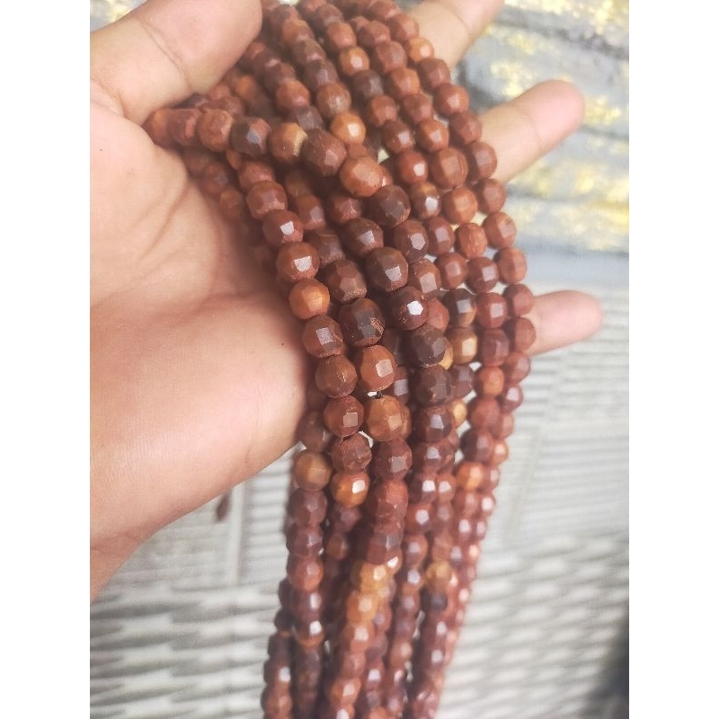tasbih 99 butir 8mm motif crystal tasbih kokka asli 100% tasbih koka kaoka