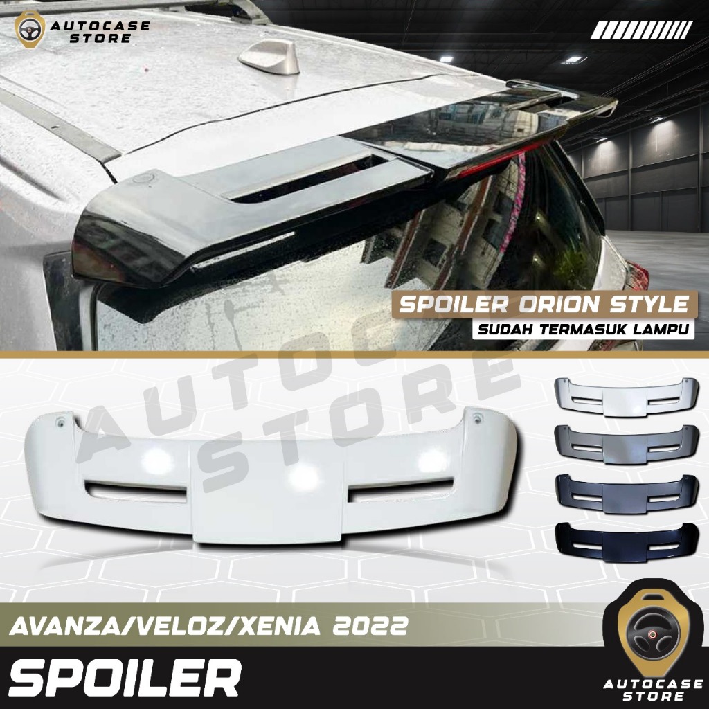 SPOILER AVANZA/VELOZ/XENIA 2022 2023 2024 2025 UP AKSESORIS MOBIL PNP