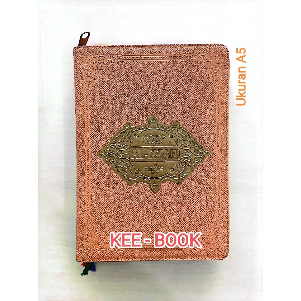 ALQURAN AL - IZZA A5 MUSHAF UTSMANI NON TAJWID COVER/SARUNG KULIT SINTETIS RESTLETING