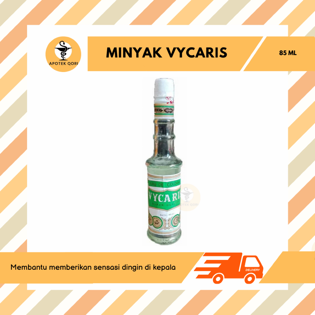 MINYAK VYCARIS 85 ML / MINYAK COLOGNE / KOLONYET / KOMPRES PENURUN PANAS