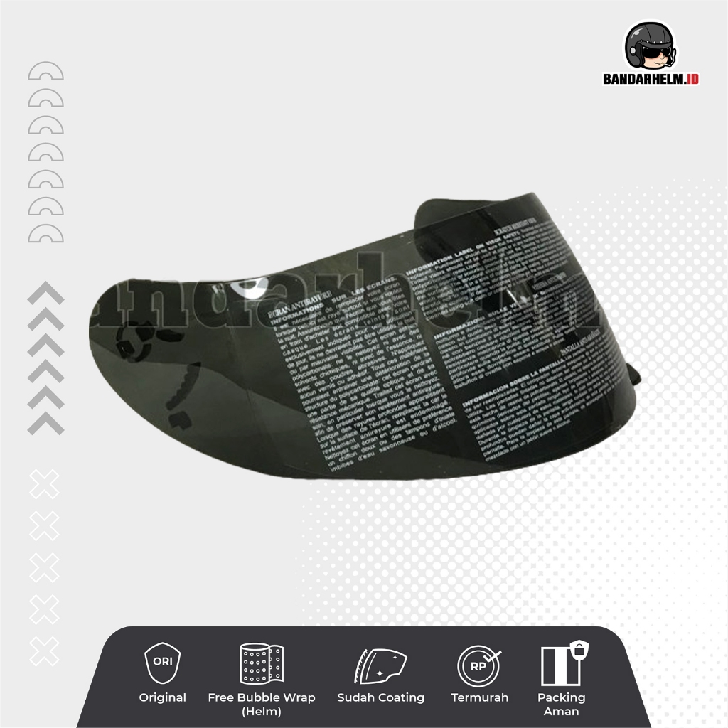 Visor / Kaca Zeus Fullface 806 (Original Zeus)