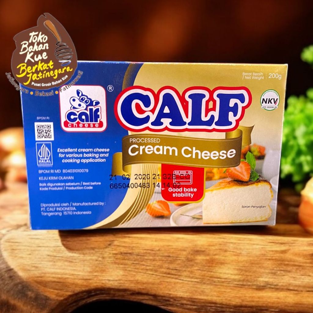 

CALF CREAM CHEESE KEMASAN 200 GR / CREAM CHEESE