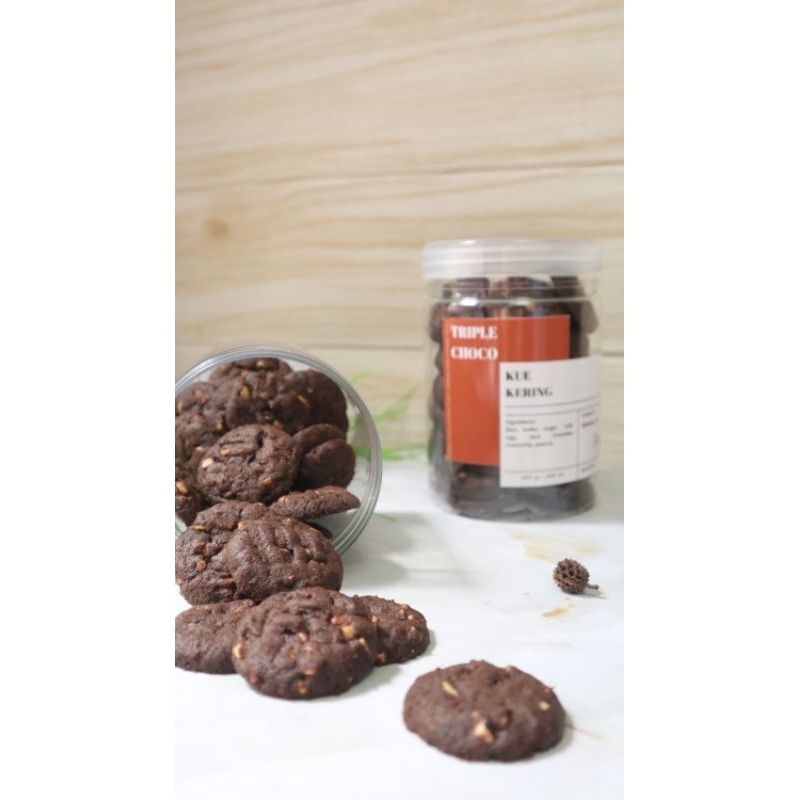

triple choco cookies